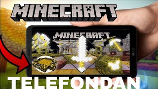 MİNECRAFT PE TELEFONDAN CENNET PORTAL MODU  MCPE PARADİSE DİMENSION ADDON [upl. by Bently407]