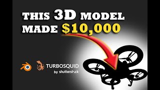 How this 3D Model made 10000 on Turbosquid  Product Reveal and Breakdown [upl. by Nahsrad593]