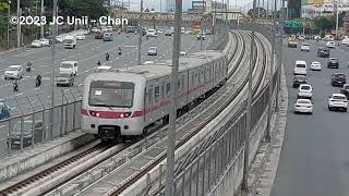 MRT 7 Test Run between Tandang Sora and Don Antonio Station along Commonwealth Avenue112323 [upl. by Jeannette]