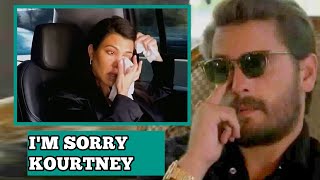 Scott Disick BREAKSDOWN CRYING as he appologizes to Ex Kourtney [upl. by Irrak]