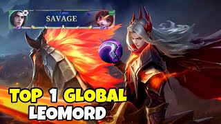 TOP 1 GLOBAL LEOMORD SAVAGE  Avory  MLBB [upl. by Alacim844]