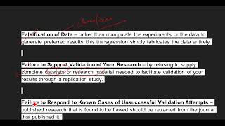 Scientific MisconductFFPResearch and Publication Ethics Lecture No3 [upl. by Calesta]