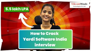 quotHow to Crack Yardi Software India Interview  Tips Tricks amp Success Guidequot [upl. by Budde]