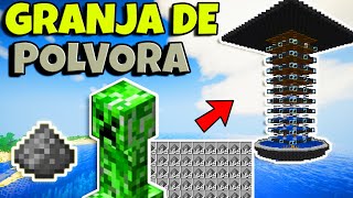 Ganja de Pólvora creepers Eficiente 9000 por hora Automática Para MINECRAFT JAVA 1204 [upl. by Aserej]