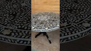 The Art of Mother of Pearl Inlay on Dining Tables [upl. by Darren]