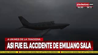 Así se cayó el avión de Emiliano Sala [upl. by Ahtikal]