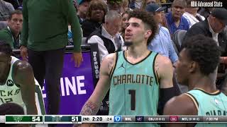 LaMelo Ball  Charlotte Hornets vs Milwaukee Bucks  Full Box Score [upl. by Gustaf]