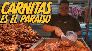 Mercado con más de 30 puestos de CARNITAS [upl. by Esorrebma]