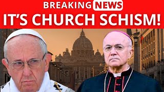 The Catholic Church is Divided Msgr Viganò Accused Its Schism [upl. by Onavlis]