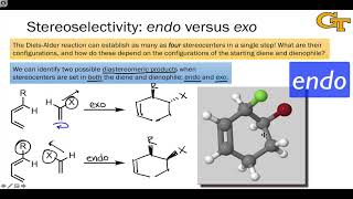 3803 Diastereomers from the DielsAlder Reaction Endo versus Exo [upl. by Meelak]