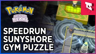 Sunyshore Gym Puzzle Under 2 Minutes in Pokemon BDSP [upl. by Brittani241]