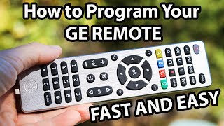 Programming Your GE Universal Remote Control to ANY Device [upl. by Faludi51]