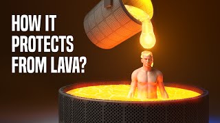 What Happens If You Fall Into Molten Lava The Leidenfrost Effect [upl. by Dnalrah]