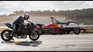 Kawasaki Ninja H2R Vs F1 Car Vs F16 Jet Vs SuperCars Vs PrivateJet Drag Race  The Ultimate Race [upl. by Siderf791]