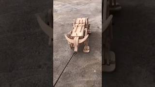 Rich guy didnt paid for the wooden bull💔🥹😭 mini wood toy woodworking art skillwood hand shorts [upl. by Aven]