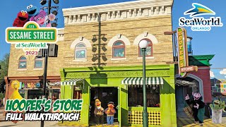 Hoopers Store Virtual Tour at Sesame Street Land in SeaWorld Orlando 4K [upl. by Esiuol]