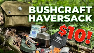 10 Bushcraft Haversack  Military Surplus For Bushcrafting [upl. by Liz147]