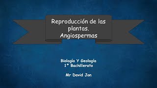 Reproducción de las plantas  Angiospermas 1 [upl. by Jem]