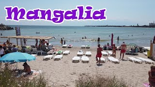 Plaja Mangalia part2  Mangalia Beach part2  Romania  August  4K travel calatorii vlog [upl. by Patterson]