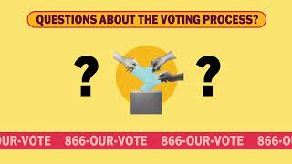 Call the Election Protection Hotline for Voting Help [upl. by Ayote]