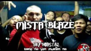 187 Mobstaz with Mista Blaze Freestyle Session  Tama na yan Inuman na [upl. by Gizela618]