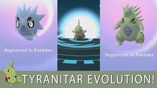 Tyranitar Full Evolution Chain Larvitar Pupitar and Tyranitar Evolving Gen 2 Pokedex Entry [upl. by Livvyy]