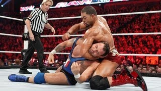 Santino Marella vs David Otunga  United States Title Match [upl. by Gabrila]