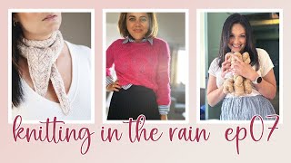 Knitting in the rain 07  Yarn markets Petiteknit and new hobbies 🎆  Knitting Podcast [upl. by Etnauj917]