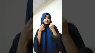 Diamond Face Shape Hijab Tutorial 💎✨meerxbmx HijabTutorial [upl. by Emsmus]