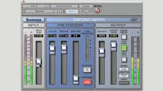 Sonnox Oxford Limiter Plugin [upl. by Joliet]