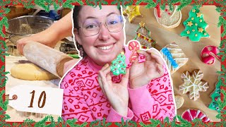 HEEL VEEL KERSTKOEKJES BAKKEN amp VERSIEREN 🍪  VLOGMAS 10  Irina Touw [upl. by Pelag]