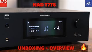 NAD T778 UNBOXING  OVERVIEW [upl. by Audsley270]