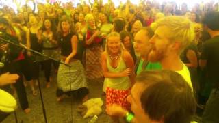 Buddhafield 2017 soulful singing with Mahasukha and chorus from the spirit bird song [upl. by Akcemat]