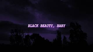 black beauty  lana del rey lyrics [upl. by Elston]