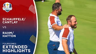 SchauffeleCantlay vs RahmHatton Extended Highlights  2023 Ryder Cup [upl. by Archy]