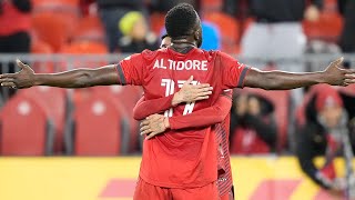 Jozy Altidore Free Kick Goal Sends a Message with Celebration [upl. by Notrub634]