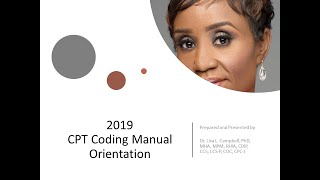 Introduction to the 2019 CPT Manual [upl. by Ennobe]