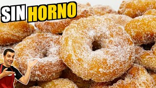 🍩🤤 Cómo hacer rosquillas tiernas y esponjosas  Receta fácil y rápida con solo 6 ingredientes [upl. by Pegma35]