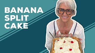 Love amp Best Dishes Banana Split Cake Recipe  Summer Desserts [upl. by Pyle]