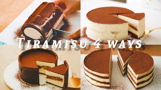 Tiramisu 4 Ways｜Pure Visual Experience｜Relaxing Music [upl. by Cyndy]