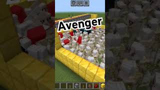 Warden vs golem in minecraft marvel mcu howtojoinherobrinesmp [upl. by Danielle]