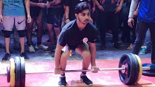 150kg Deadlift at 60 kg body weight Mr North India Deadlift championship 2017Himanshu sharma [upl. by Reham373]