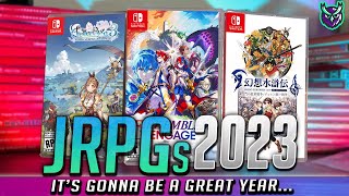 27 EXCITING Switch JRPG Games YOU NEED in 2023 [upl. by Anilra642]