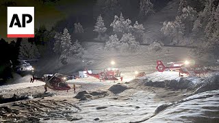 5 missing crosscountry skiers found dead near Switzerlands Matterhorn [upl. by Alroy395]