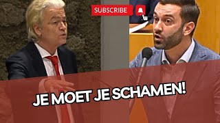 FELLE CLASH tussen Wilders amp DENK Ke moet je SCHAMEN [upl. by Yeroc]