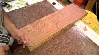 Luthier Wood Review Bubinga dense hard wood for bass guitar body tonewood [upl. by Dat]