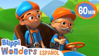 El señor Bigotes  Blippi Wonders  Caricaturas para niños  Dibujos Animados Educativos [upl. by Anyk]