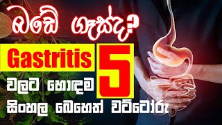 Gastritis වලට හොදම සිංහල බෙහෙත් වර්ග 05ක්  05 Best Medicines for Gastritis in the World [upl. by Beverley]