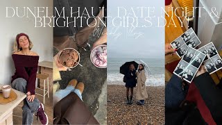 BRIGHTON GIRLS DAY HALLOWEEN DATE NIGHT DUNELM TRIP amp OLIVER BONAS HAUL  WEEKLY VLOG India Moon [upl. by Asiluj]