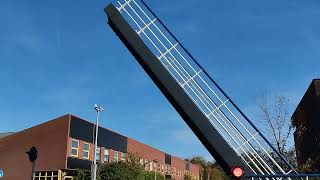 Hoogewegbrug Bridge 🌉 Moving up and down groningen netherlands 2024 [upl. by Dustie180]